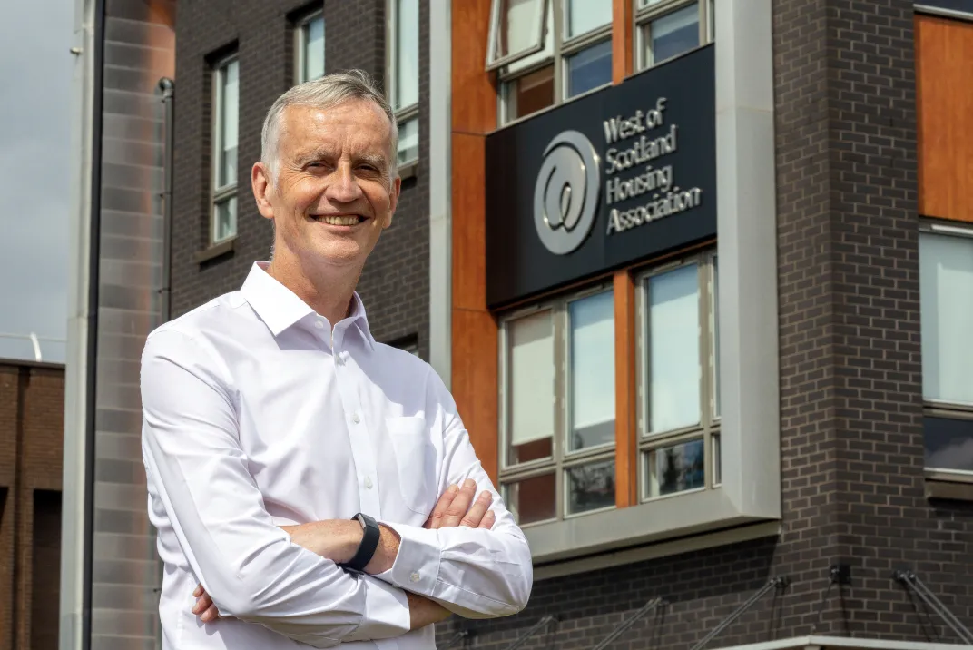Brian Gannon, Chief Executive Officer of West of Scotland Housing Association (WSHA)