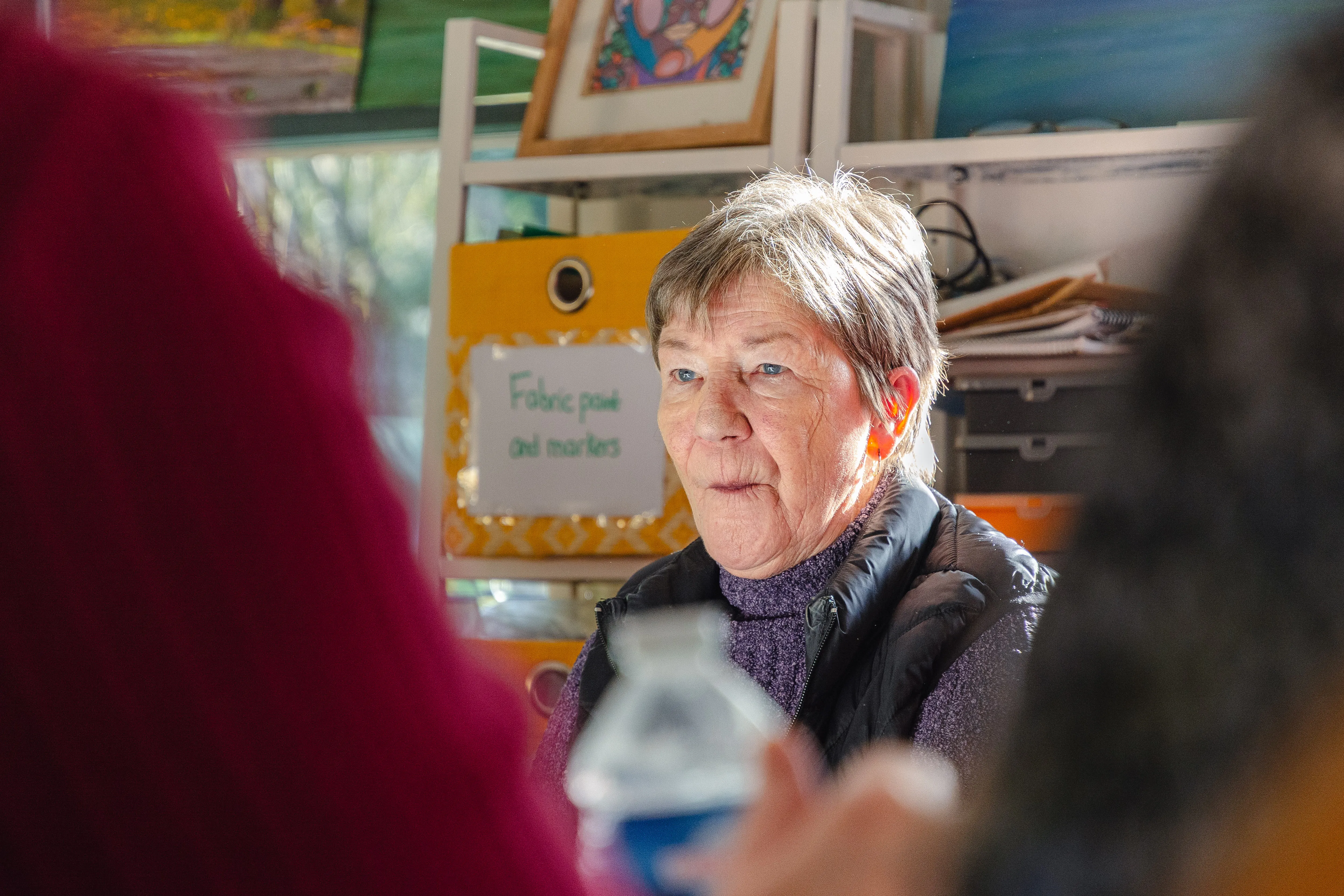 female tenant at a community event
