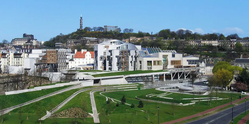scottish parliament window