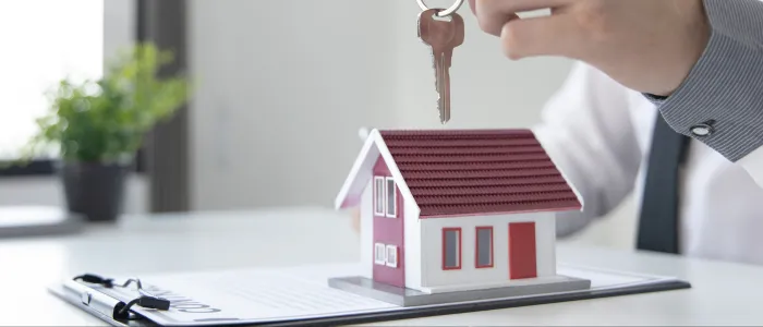 house with a key