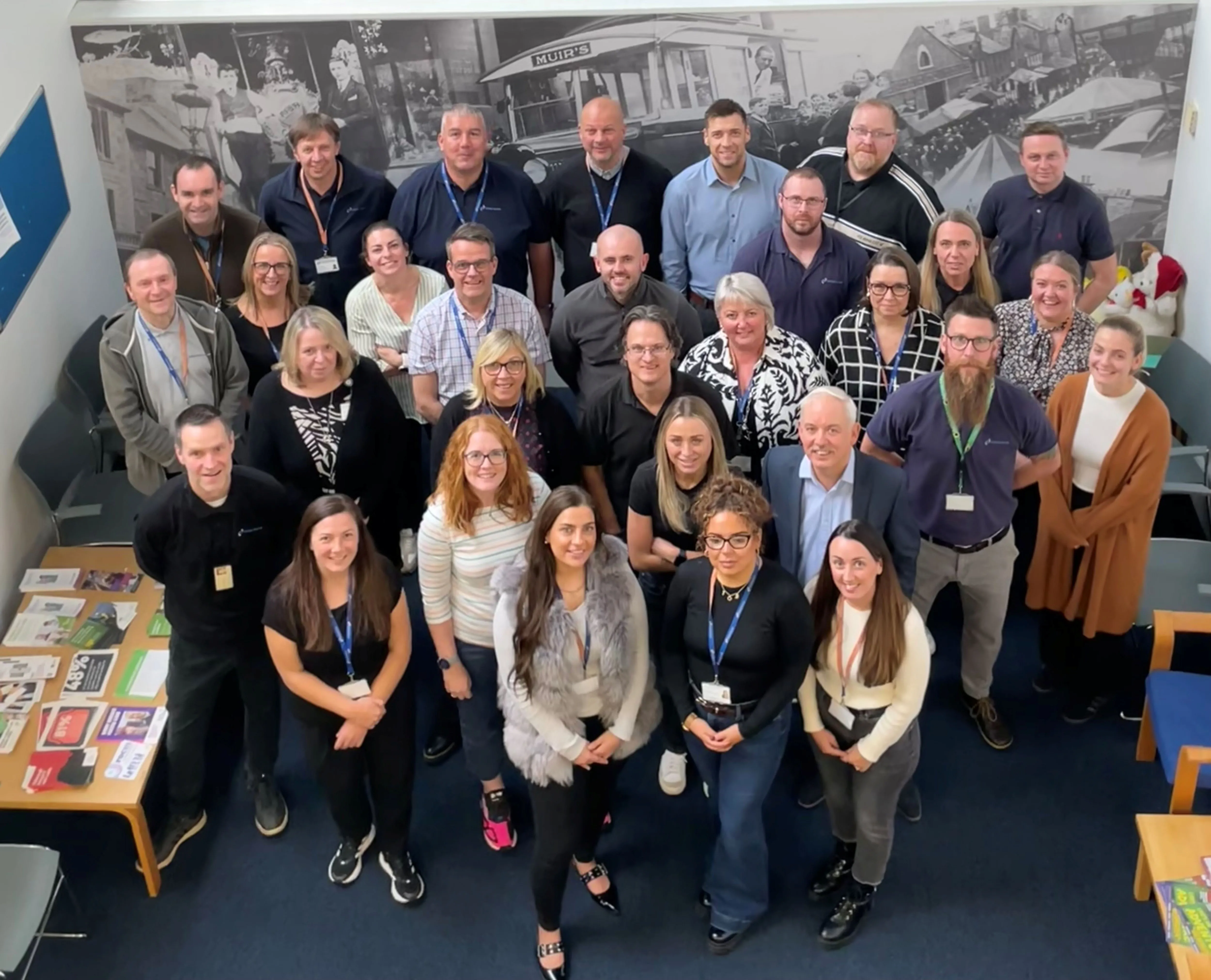 Melville staff celebrating 30th anniversary 