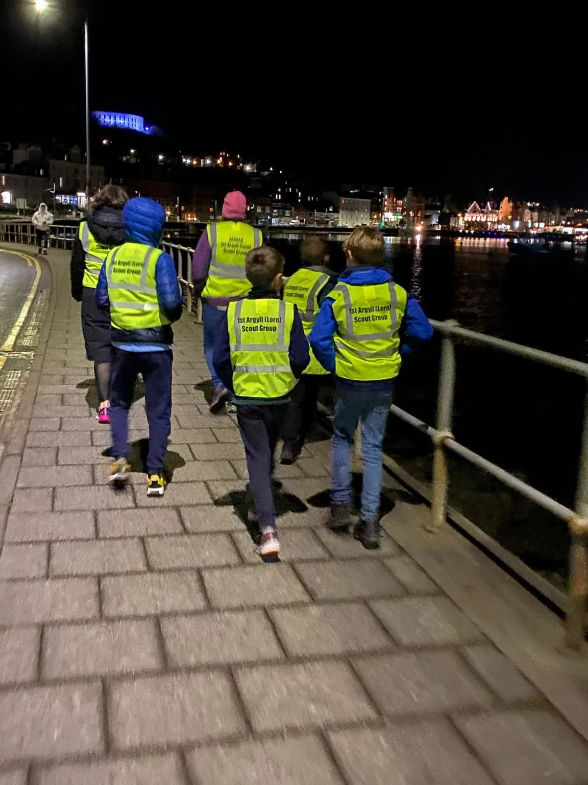 Argyll Lon Scouts wearing