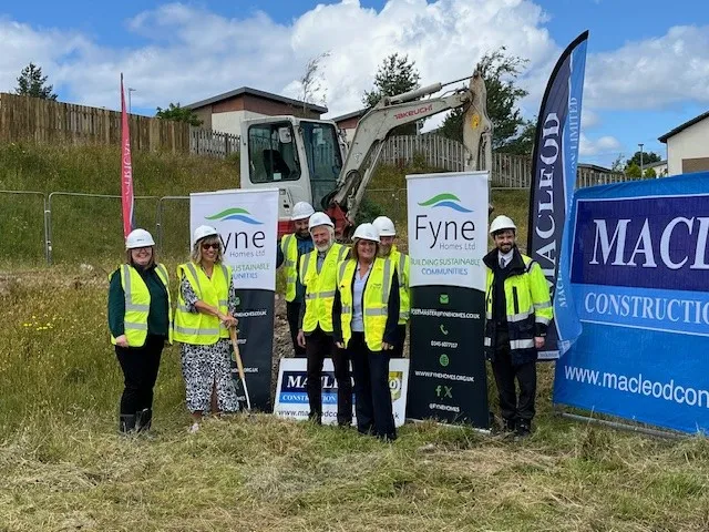 Fyne Homes begins construction of new homes in Rothesay