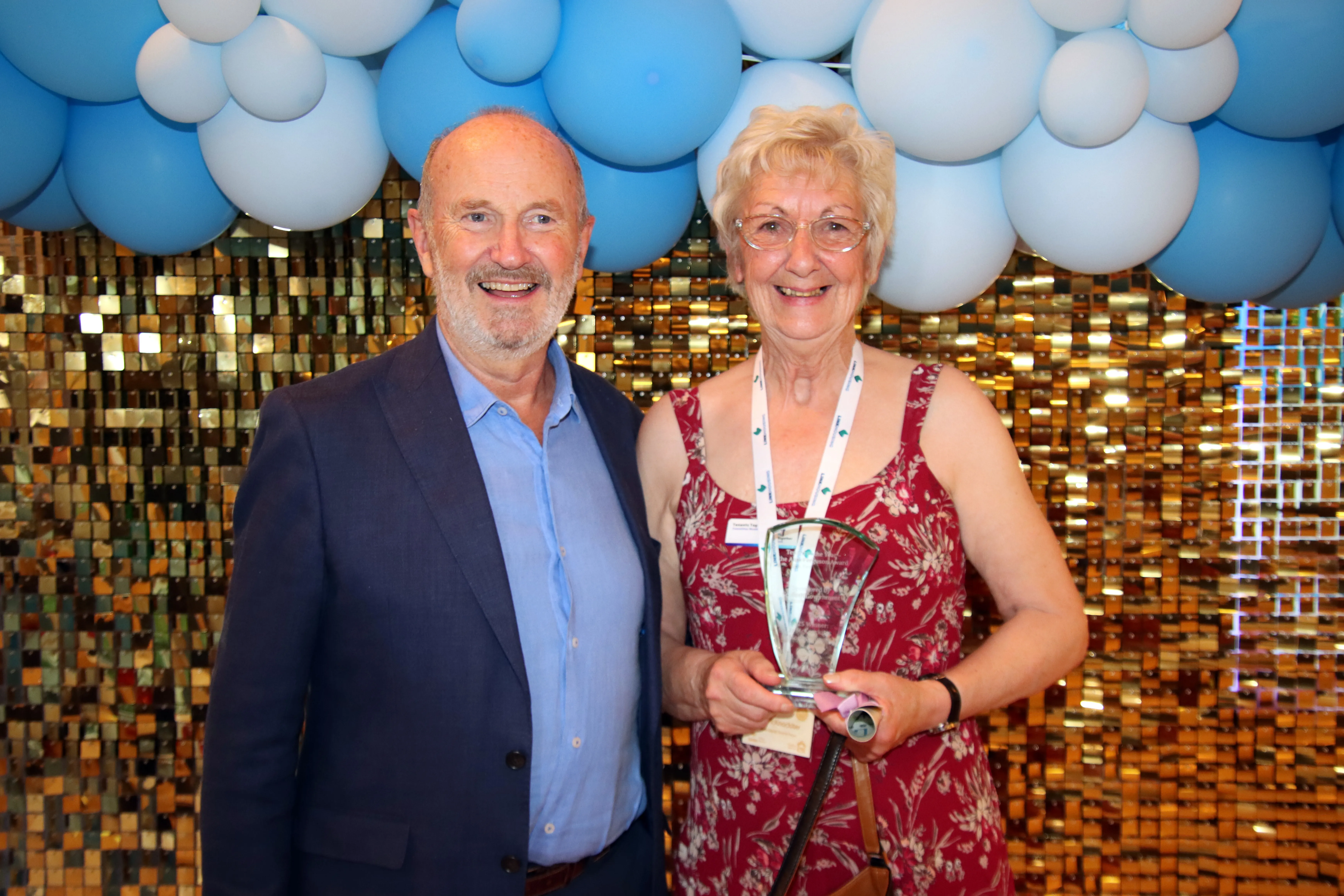 TPAS Award image - Fred MacAulay and Liz McKnockiter 