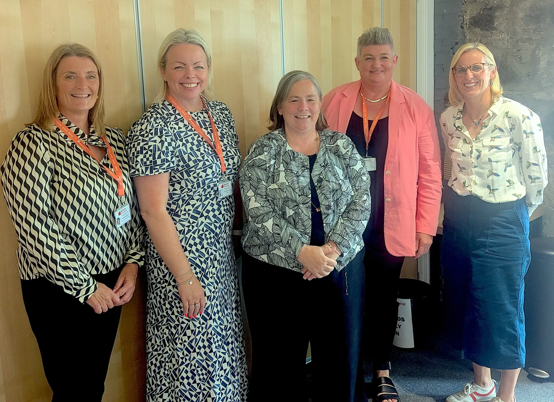carol mochan msp and staff from ayrshire housing