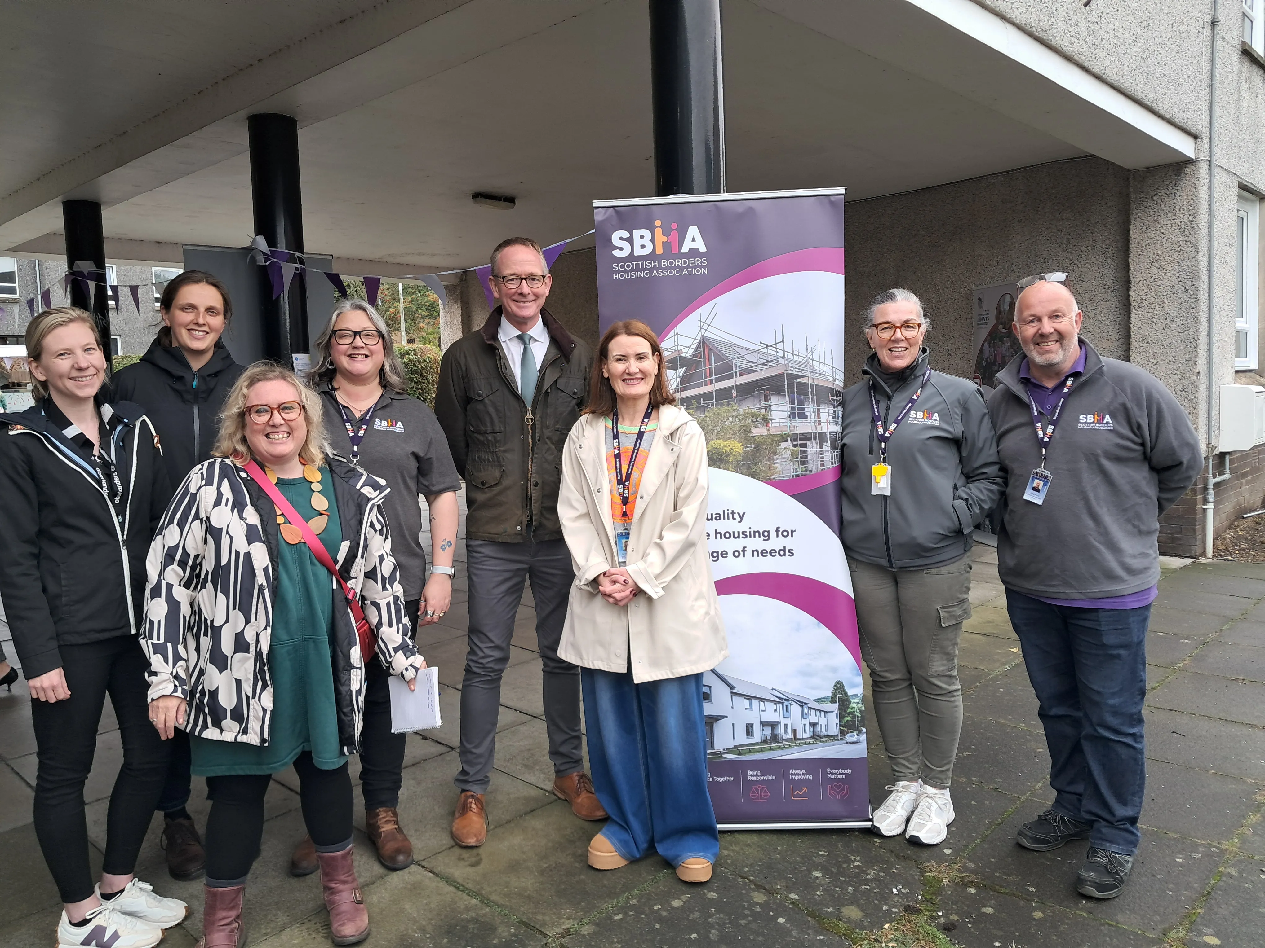 Scottish Borders tenants and staff